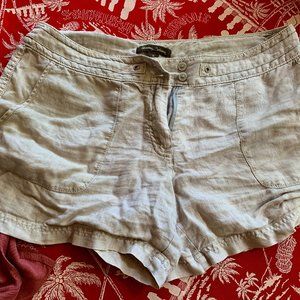 Tommy Bahama Tan Linen Shorts